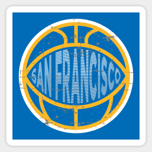 San Francisco Basketball 2 Magnet